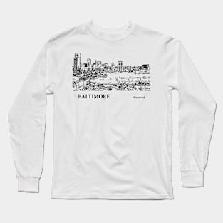 Baltimore - Maryland Long Sleeve T-Shirt